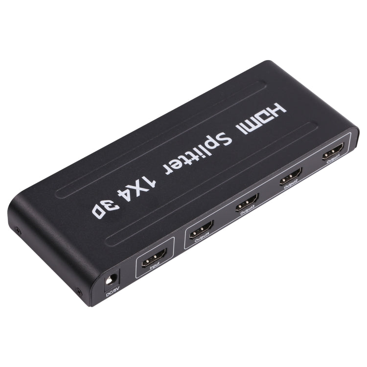 Répartiteur HDMI 1080P 1x4 Version 1.4 Prise UE (Noir)