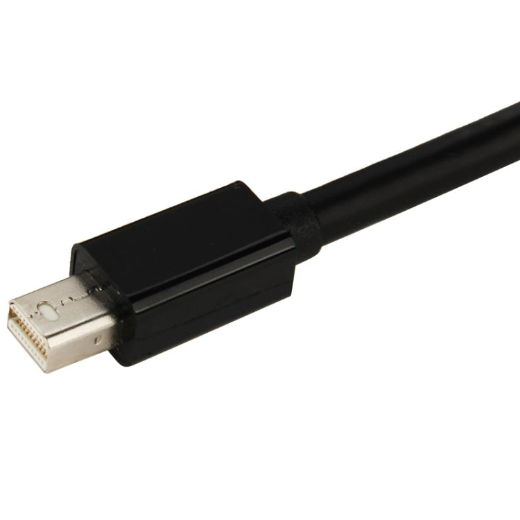 Cable convertidor adaptador Mini DisplayPort Macho a HDMI + VGA + DVI Hembra Para Mac Book Pro Air longitud del Cable: 17 cm (Negro)