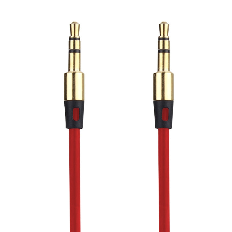 Câble audio auxiliaire 1 m 3,5 mm mâle vers mâle compatible avec les téléphones, tablettes, écouteurs, lecteur MP3, voiture/stéréo domestique et plus (rouge)