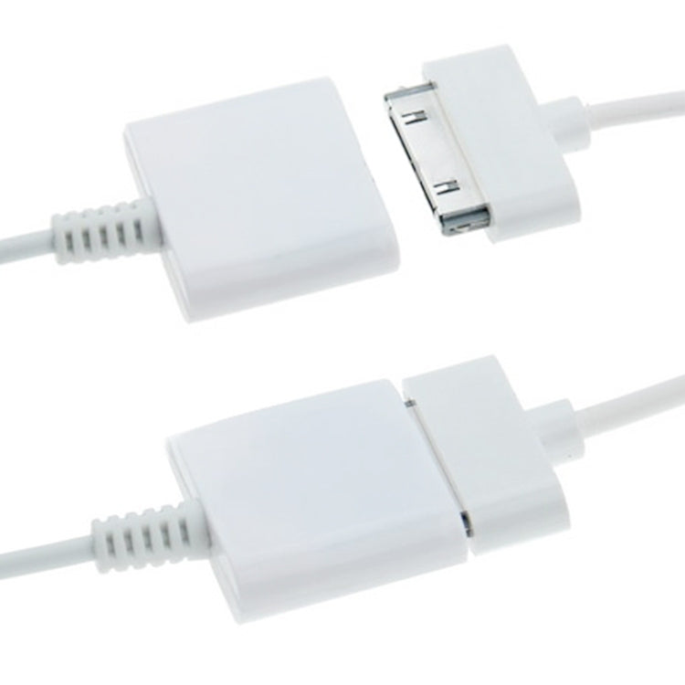 15cm 8 Pin Male to 30 Pin Female Adapter Cable For iPhone 6 / 6 Plus 5 / 5S / 5C iPad Mini 1 / 2 / 3 iPad Air Itouch 5 iPod Nano 7 (White)