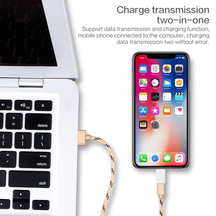 Adaptateur de chargement et de transfert de données USB micro 5 broches adapté pour iPhone 6 et 6 Plus iPhone 5 / iPod Touch 5 / iPad Mini / Mini 2 Retina / iPad 4 (Blanc)