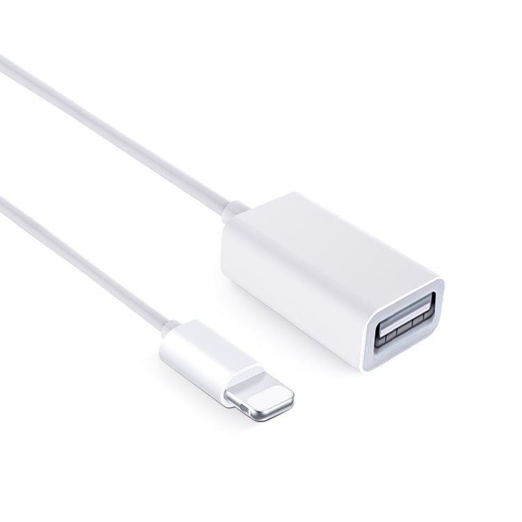 Kit de conexión USB OTG para iPad 4 / iPad Mini 1 / 2 / 3 (10 cm) (Blanco)
