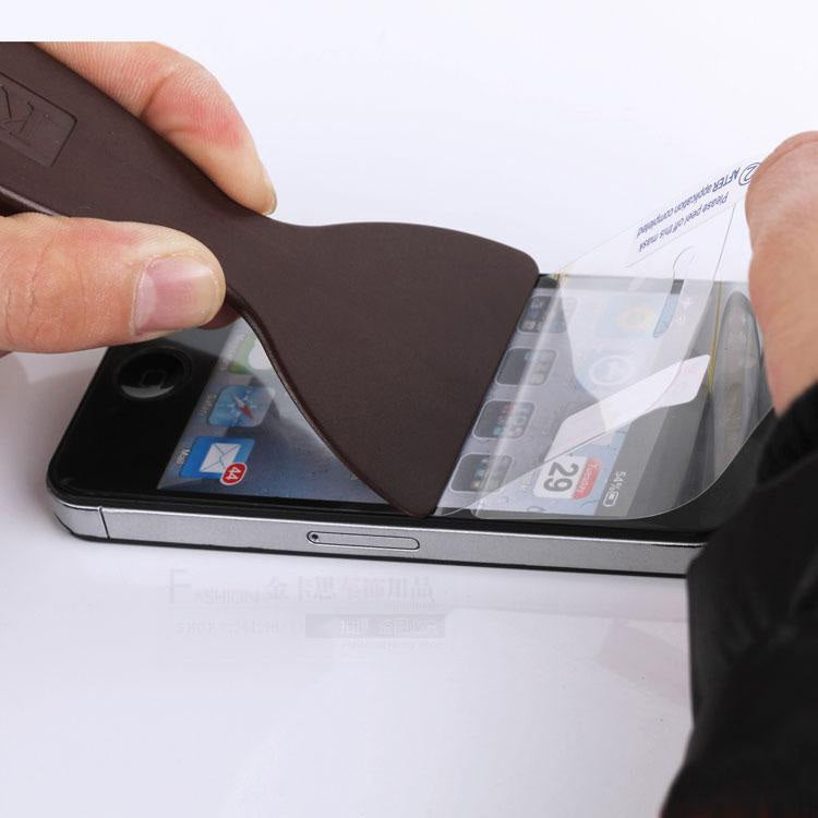 Téléphone/tablette PC écran capacitif en plastique grattoir couteaux outils de réparation de film (noir)