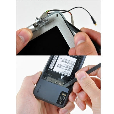 Outils d'ouverture de téléphone/tablette PC/outil de suppression d'écran LCD (noir)