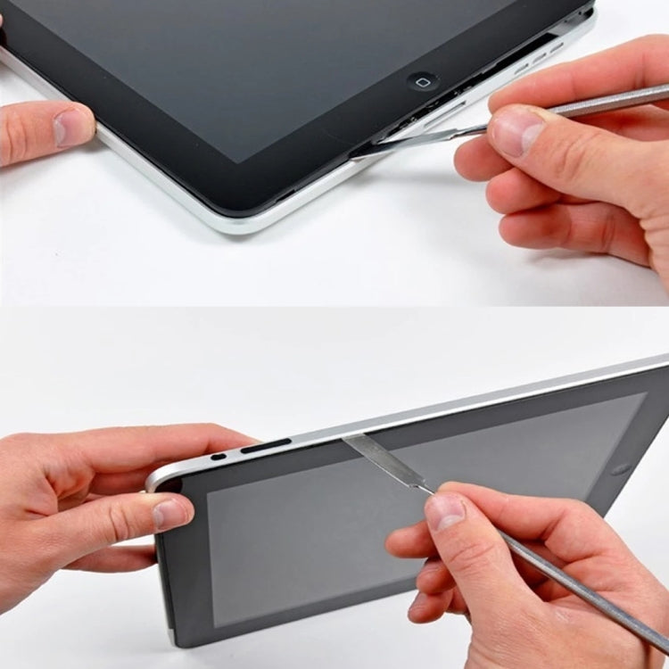 Outil professionnel de réparation de tige de démontage en métal pour téléphones portables/tablettes PC Longueur : 18 cm (argent)