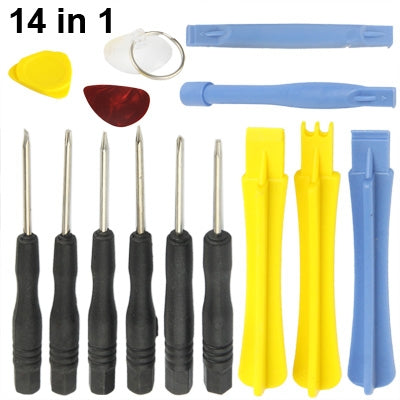 14 in 1 (Screwdrivers + Plastic Opening Tools) Professional Premium Precision Phone Disassembly Tool
