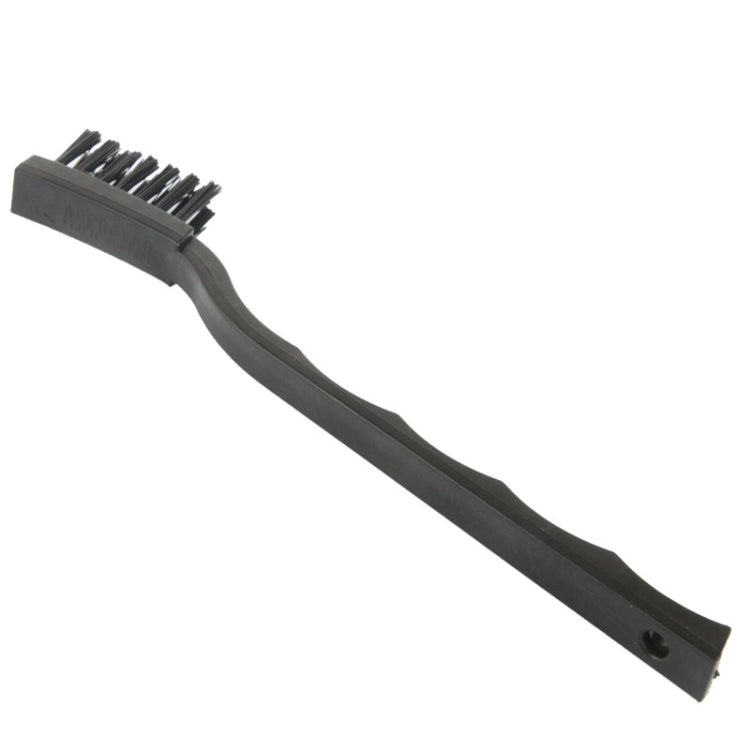 Cepillo antiestático curvo de componente electrónico de 17.5 cm (Negro)
