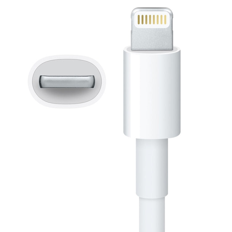 USB a 8 PIN Múltiples Strands TPE SYNC Data / Cable de Carga Longitud del Cable: 1m (Blanco)