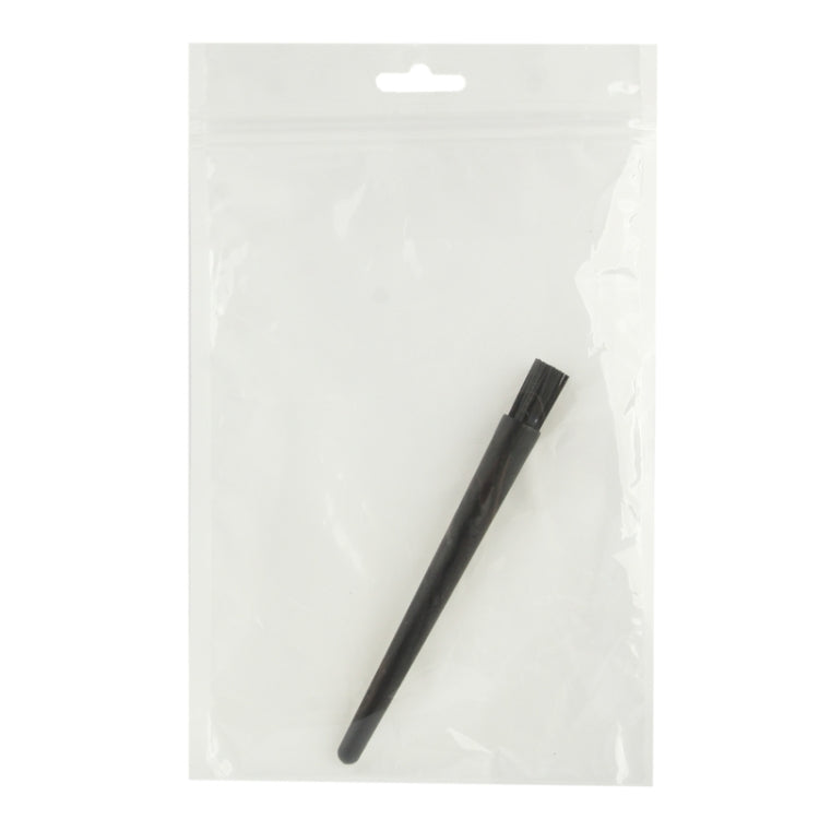 7 Beam Round Handle Anti-static Cleaning Brush Electronic Component Length: 12.2cm (Black)