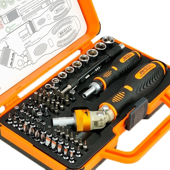 JAKEMY JM-6111 69 in 1 Precision Screwdriver Hardware Repair Open Tools Demolition Kit