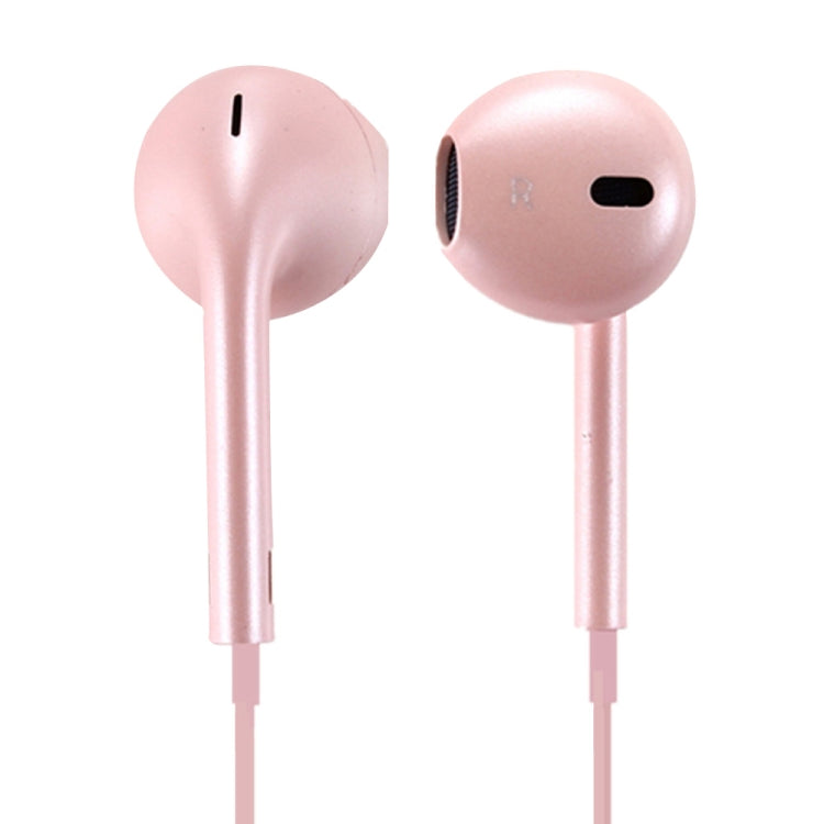 Headphones Headphones Earpods Headphones with Wired Control and Mic (Rose Gold)