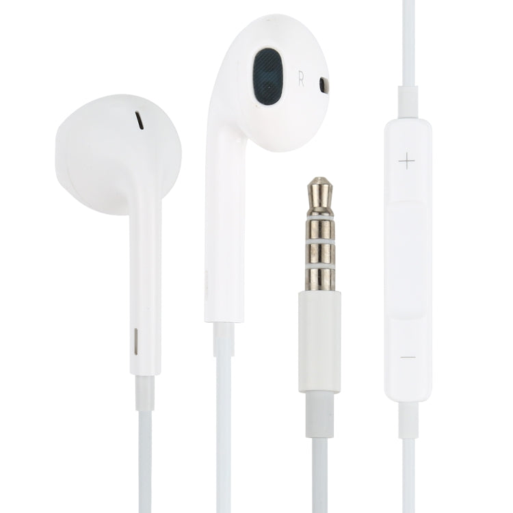 3.5mm Wired Earphone for Android Phones / PC / MP3 Player / Laptops Cable length: 1.2m (White)