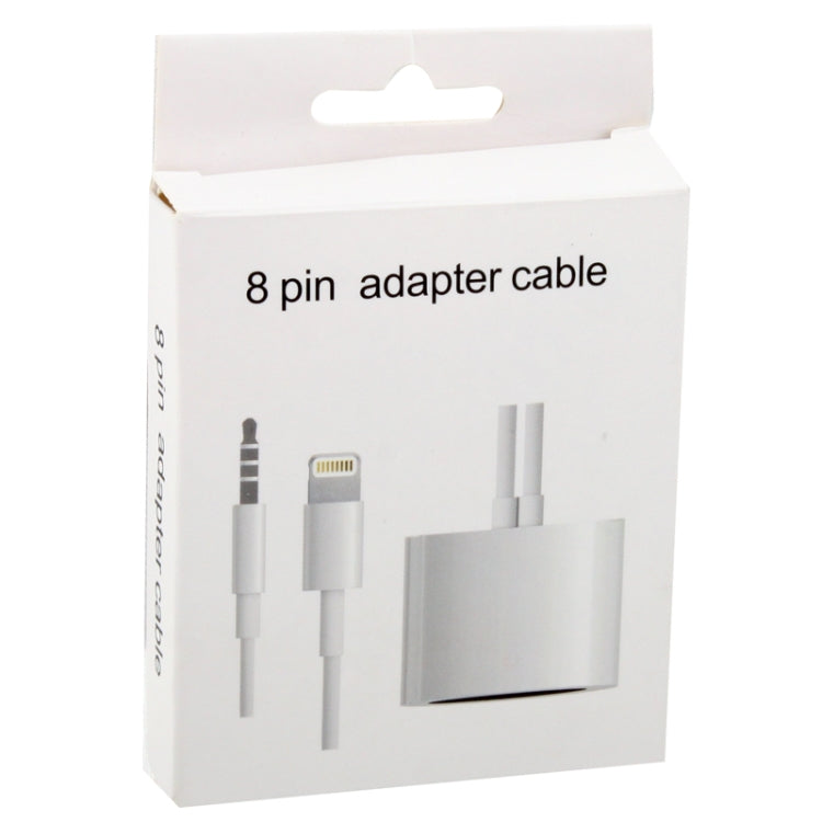 Adaptador de Audio de 8 Pines no es compatible con iOS 10.3.1 o por encima del Teléfono (Blanco)