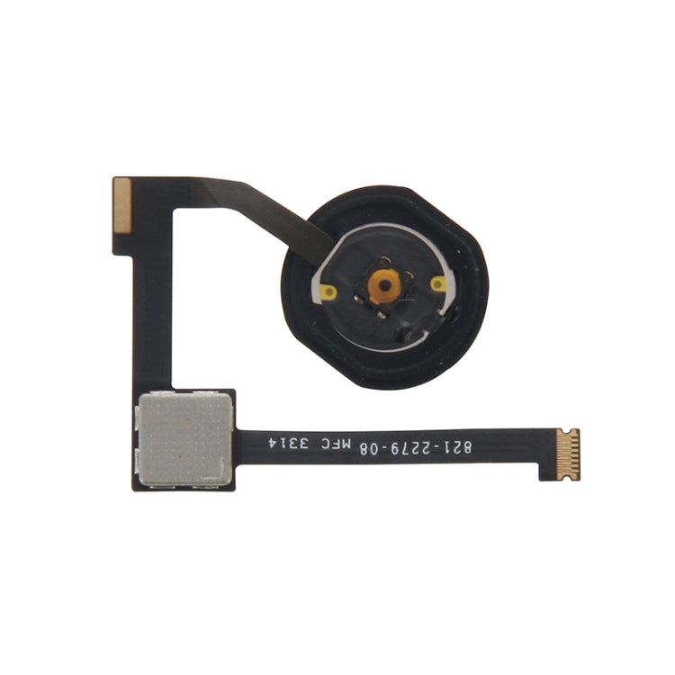 Câble flexible du bouton d'accueil avec identification d'empreintes digitales pour iPad Air 2 / iPad 6 (noir)