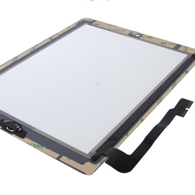 Botón del Controlador + Botón la Tecla Inicio Cable Flex membrana PCB + Adhesivo instalación del Panel Táctil Panel Táctil Para iPad 3 Blanco