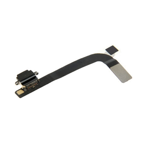 Rear Connector Charger Flex Cable for iPad 4 (Black)