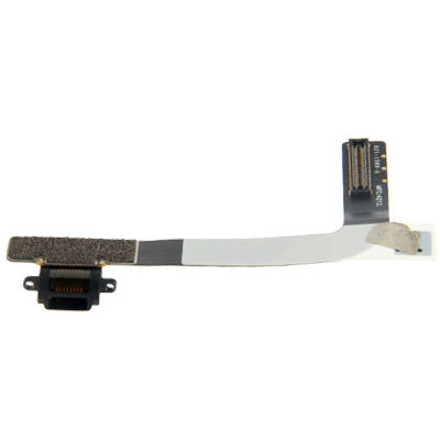 Cable Flex del Cargador del Conector Trasera Para iPad 4 (Negro)