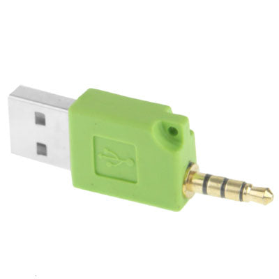 Adaptateur de chargeur de base de données USB pour iPod shuffle 3ème/2ème Longueur : 4,6 cm (Vert)