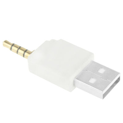 Adaptateur de chargeur de base de données USB pour iPod shuffle 3ème/2ème Longueur : 4,6 cm (Blanc)