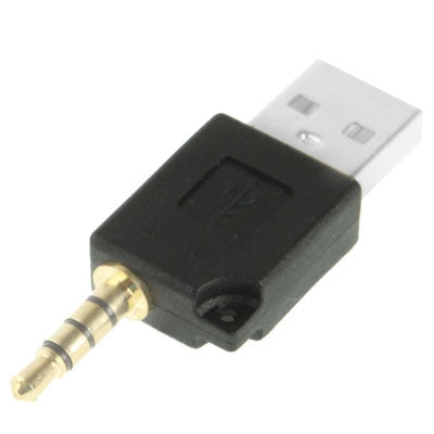 Adaptateur de chargeur de base de données USB pour iPod shuffle 3e/2e Longueur : 4,6 cm (noir)