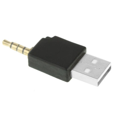 USB Database Charger Adapter For iPod shuffle 3rd/2nd Length: 4.6cm (Black)