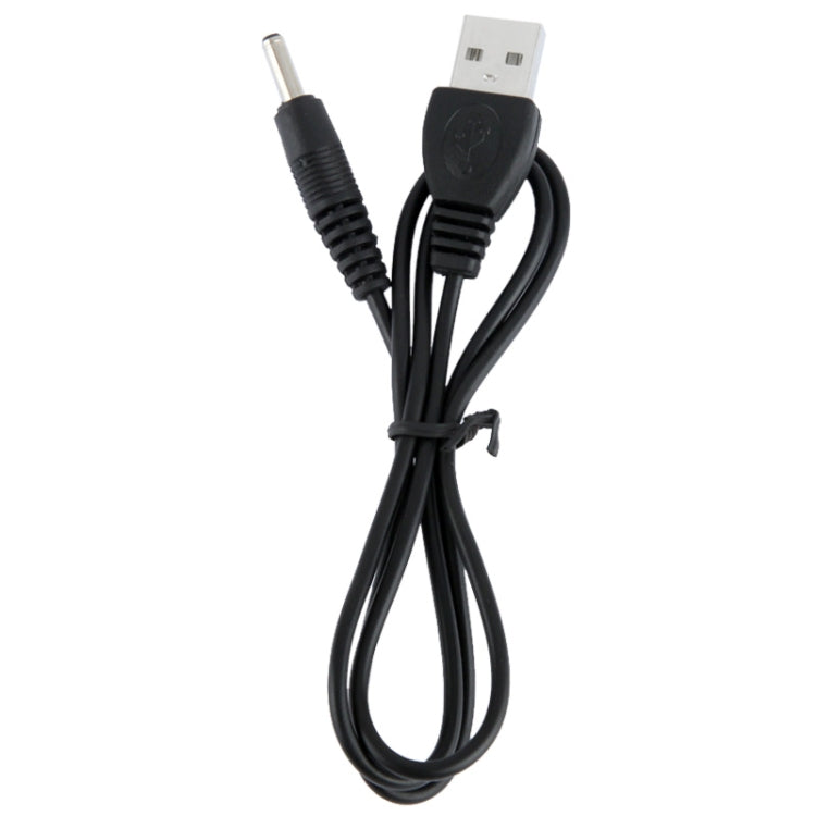 USB Male to DC 3.5x1.35mm Power Cable Length: 50cm (Black)