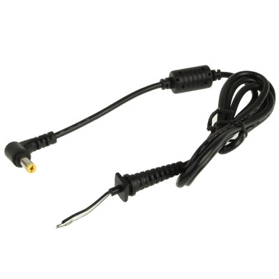 5.5x1.7mm DC Male Power Cable To Laptop Adapter length: 1.2m