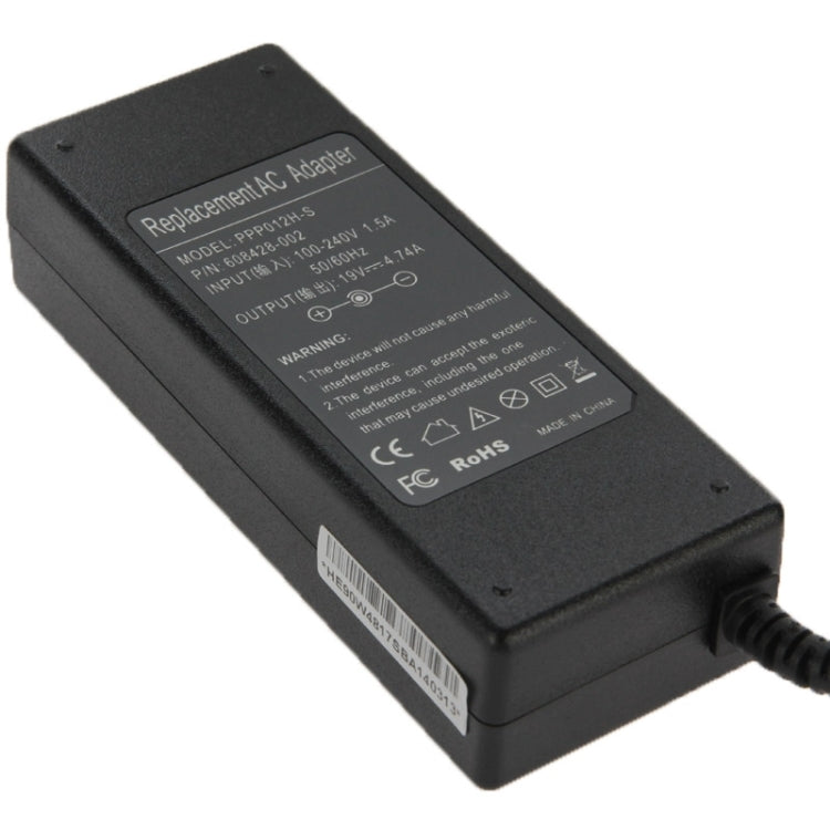 19V 4.74A AC Adapter For HP Notebook Output Tips: 4.8mm x1.7mm