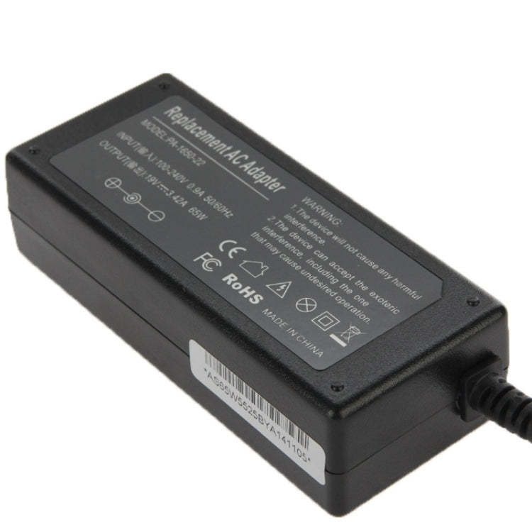 19V 3.42A AC Adapter For Laptop Gateway Output tips: 5.5mm x2.5mm