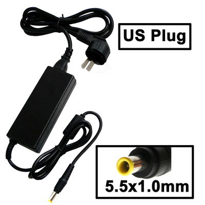 US Plug AC Adapter 19V 4.74A 90W For Samsung Laptop Output Tips: 5.0x1.0mm (Black)