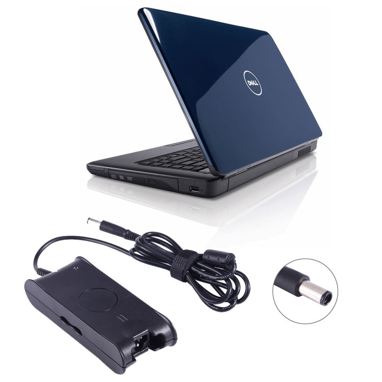 Chargeur adaptateur secteur pour ordinateur portable 19.5V 3.34A 7.4X5.0 mm avec cordon d'alimentation pour Dell