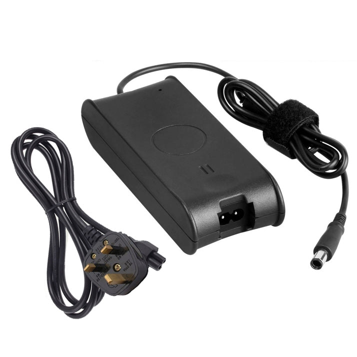 UK Plug AC Adapter 19.5V 4.62A 90W For Dell Laptop Output Tips: 7.4X5.0mm