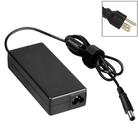 US Plug AC Adapter 19V 4.74A 90W For HP Compaq Laptop Output Tips: (4.75 + 4.2) x1.6mm (Black)