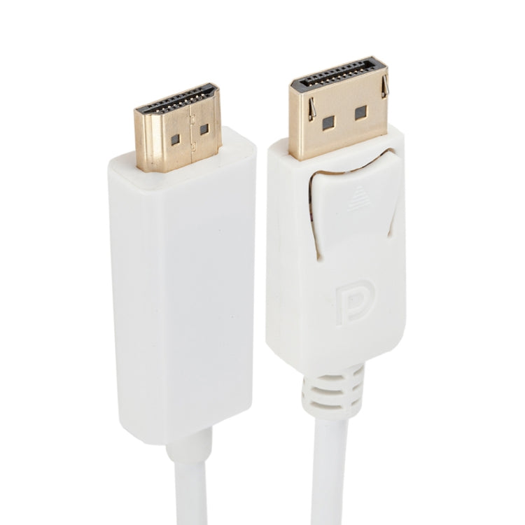 Longueur du câble adaptateur DisplayPort mâle vers HDMI mâle : 1,8 m (blanc)