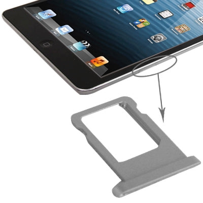 Support de plateau de carte SIM d'origine WLAN + cellulaire pour iPad Mini 2 Retina (argent)