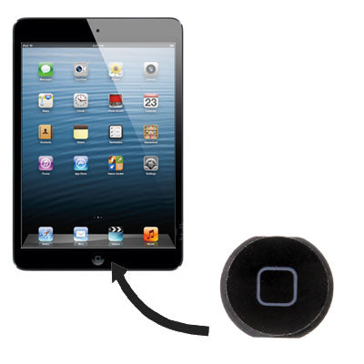 Botón Inicio Original Para iPad Mini 1 / 2 / 3 (Negro)