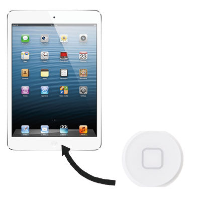 Bouton Home d'origine pour iPad Mini 1 / 2 / 3 (Blanc)