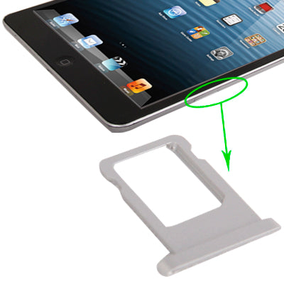 Soporte Bandeja Tarjeta SIM Versión Original Para iPad Mini (Versión WLAN + Celluar) (Plata)