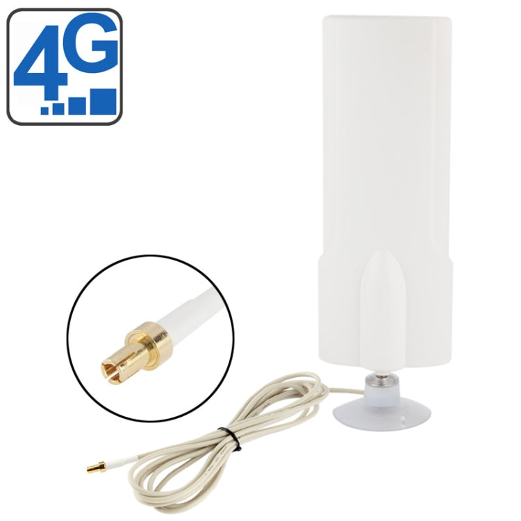 Antenne intérieure de haute qualité 25dBi TS9 4G Longueur du câble : 2 m Taille : 20,7 cm x 7 cm x 3 cm