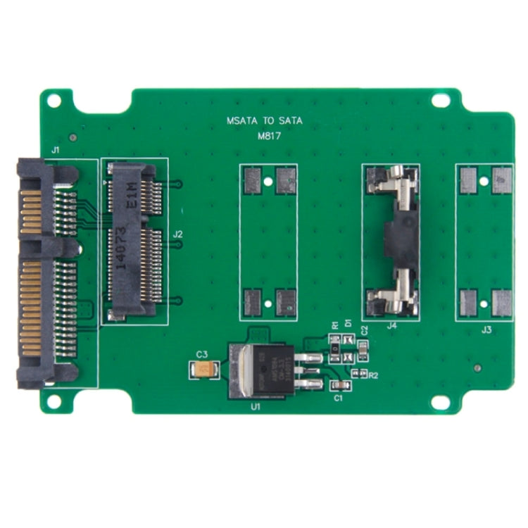 Disque dur mSATA Mini PCI-E SSD vers carte convertisseur SATA 2,5 pouces