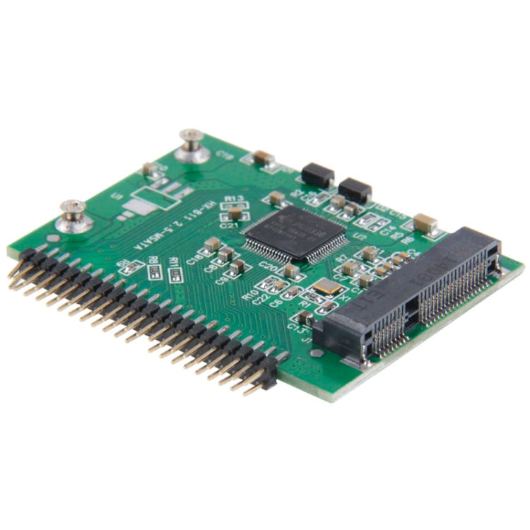 mSATA Mini PCI-E SSD Hembra a 3.3V 2.5 pulgadas 44 Pin IDE Tarjeta convertidora Macho