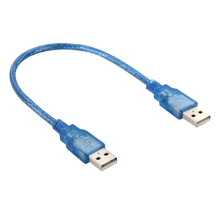 USB 2.0 AM to AM cable length: 30 cm (Blue)