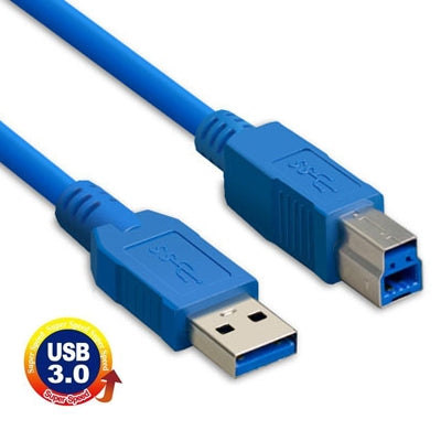 Câble d'extension USB 3.0 A mâle vers B mâle/transfert de données/imprimante Longueur : 1,5 m
