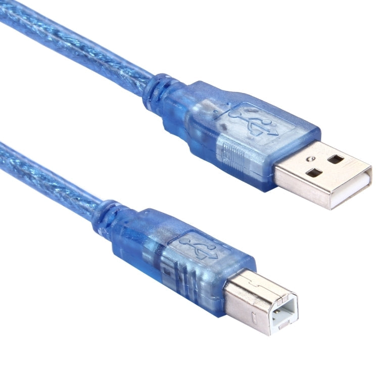 Cable normal USB 2.0 AM a BM con 2 núcleos longitud: 5 m (Azul)
