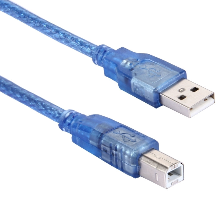 Cable USB 2.0 AM a BM normal con 2 núcleos longitud: 1.8 m (Azul)
