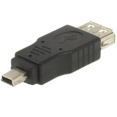 Adaptateur USB 2.0 femelle vers mini USB 5 broches mâle (fonction OTG)
