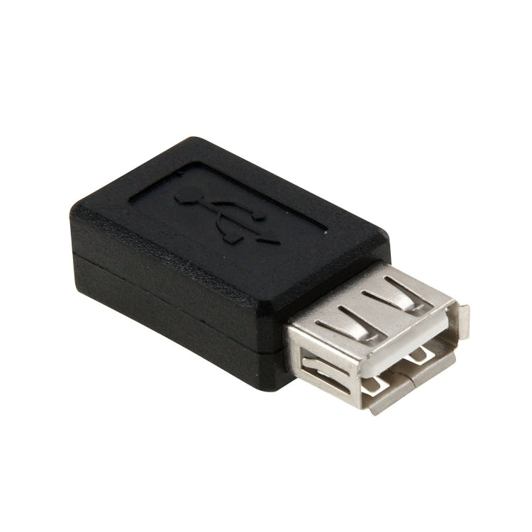 USB 2.0 AF to Mini USB 5-Pin Female Adapter (Black)