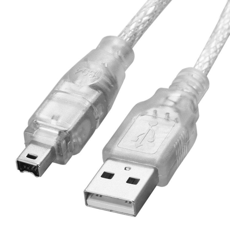 USB 2.0 Male to Firewire iEEE 1394 4-pin Male iLink cable length: 1.2 m