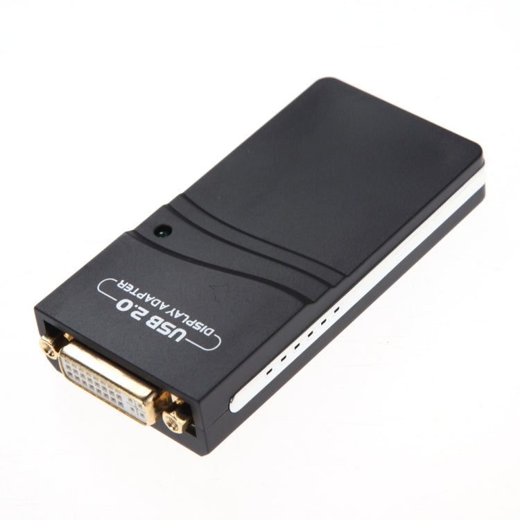 USB 2.0 to VGA DVI HDMI Adapter Resolution: 1920*1080 (Black)
