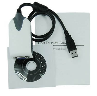 Adaptador de USB a VGA Para múltiples monitores / múltiples Pantallas resolución: 1680 X1050